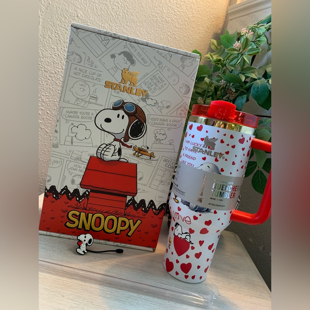 Snoopy 40oz Stanley tumbler